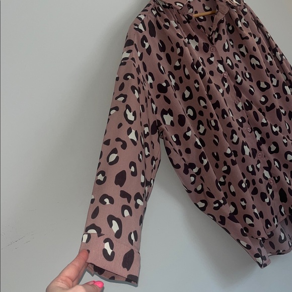 Leopard print button up - Picture 3 of 10